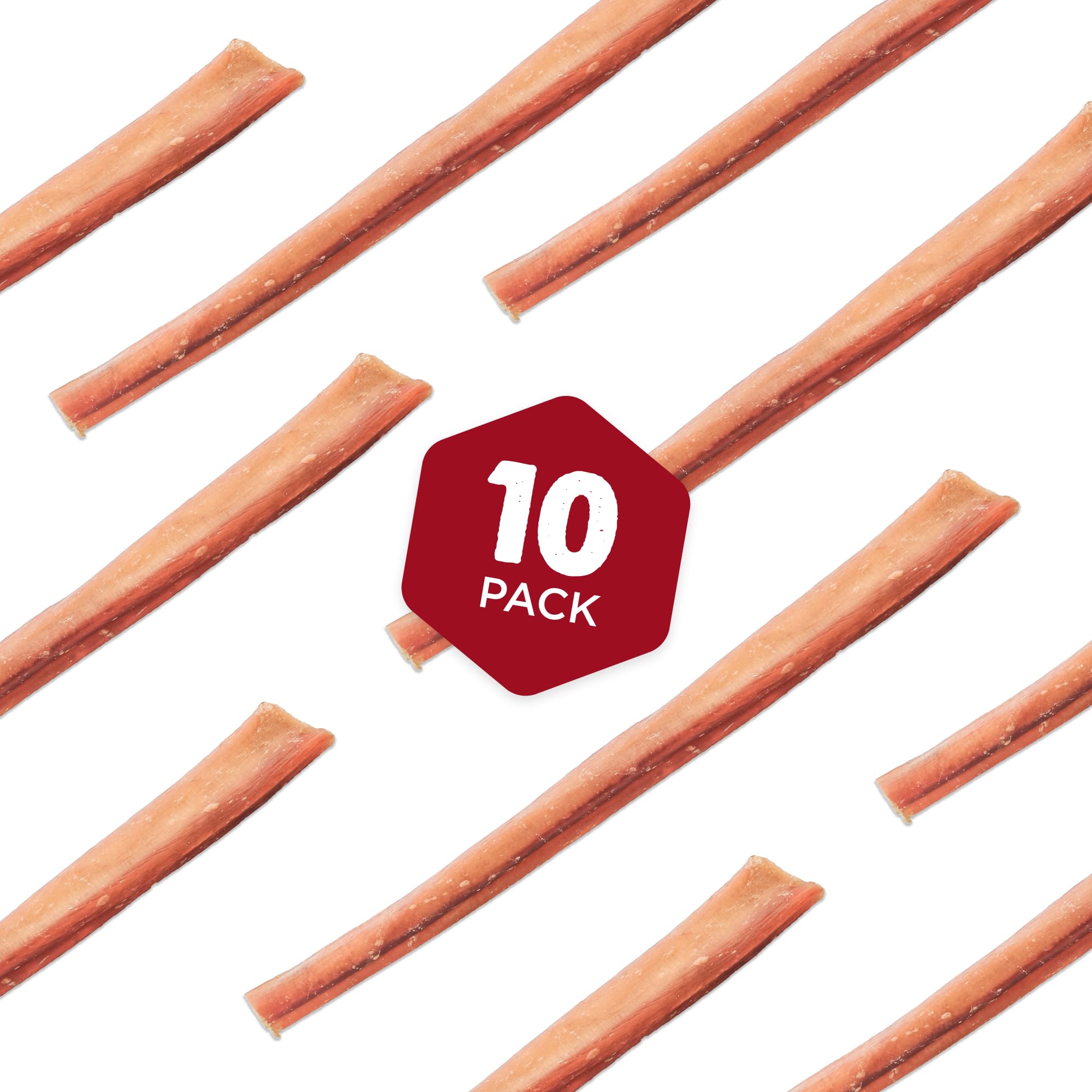 Best Bully Sticks giant chew close-up highlighting rawhide-free beef treat for chewers.
