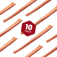 Best Bully Sticks giant chew close-up highlighting rawhide-free beef treat for chewers.