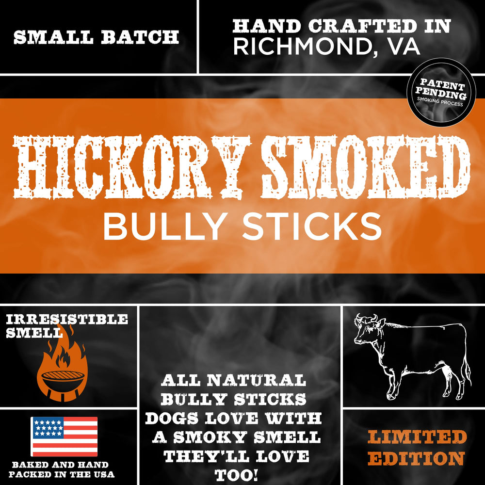 Close-up of Best Bully Sticks Hickory Smoked 6-Inch chew