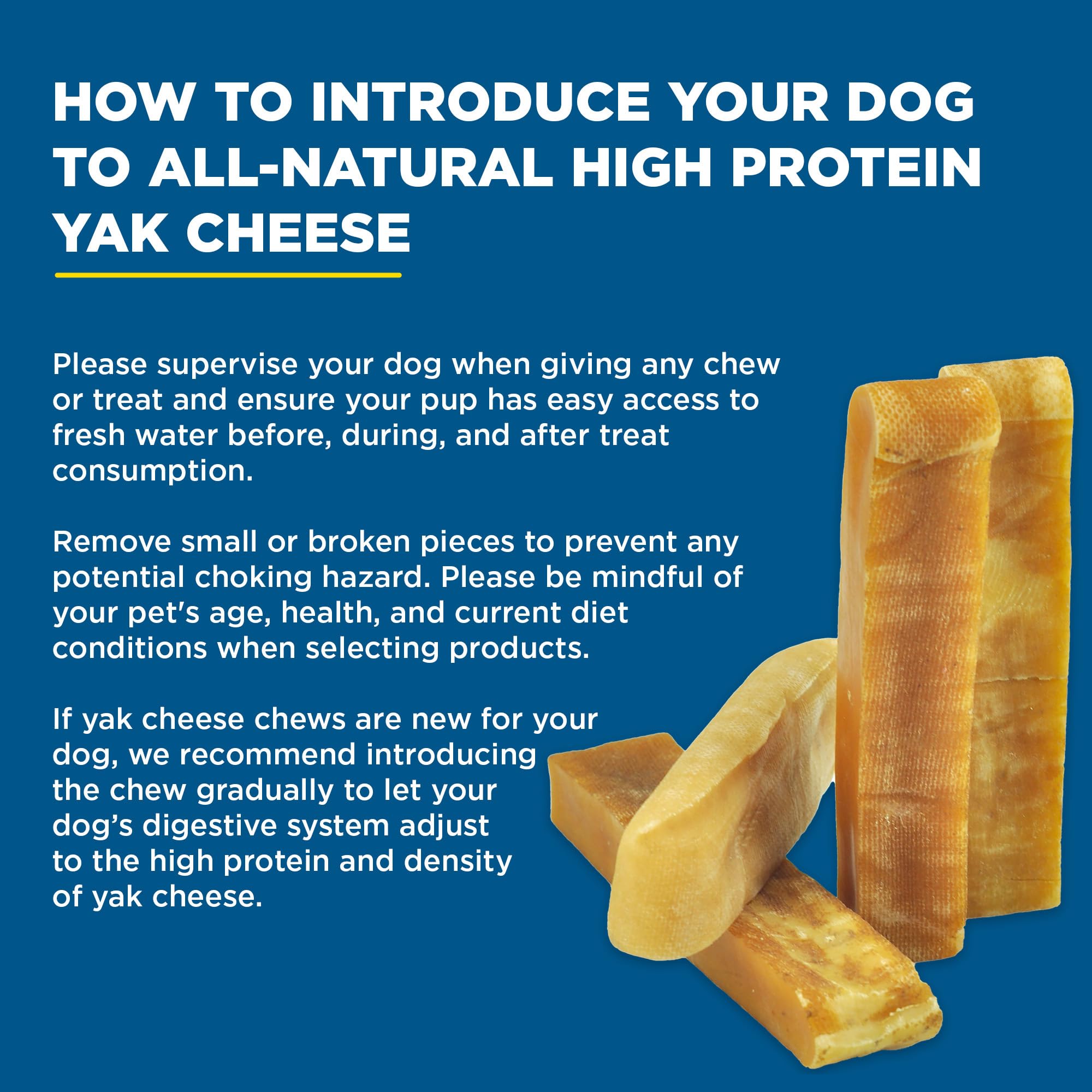 Long lasting yak cheese snack ideal for aggressive chewers by Best Bully Sticks