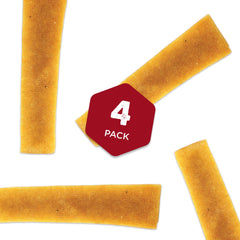 Close-up texture of yak cheese chew highlighting natural ingredients
