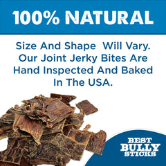 Best Bully Sticks Joint Jerky Gullet Bites close-up of dense texture for long-lasting chew