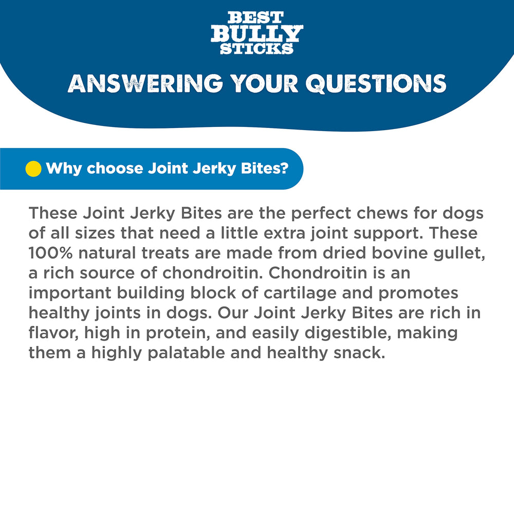 Best Bully Sticks Joint Jerky Gullet Bites natural ingredients no hormones