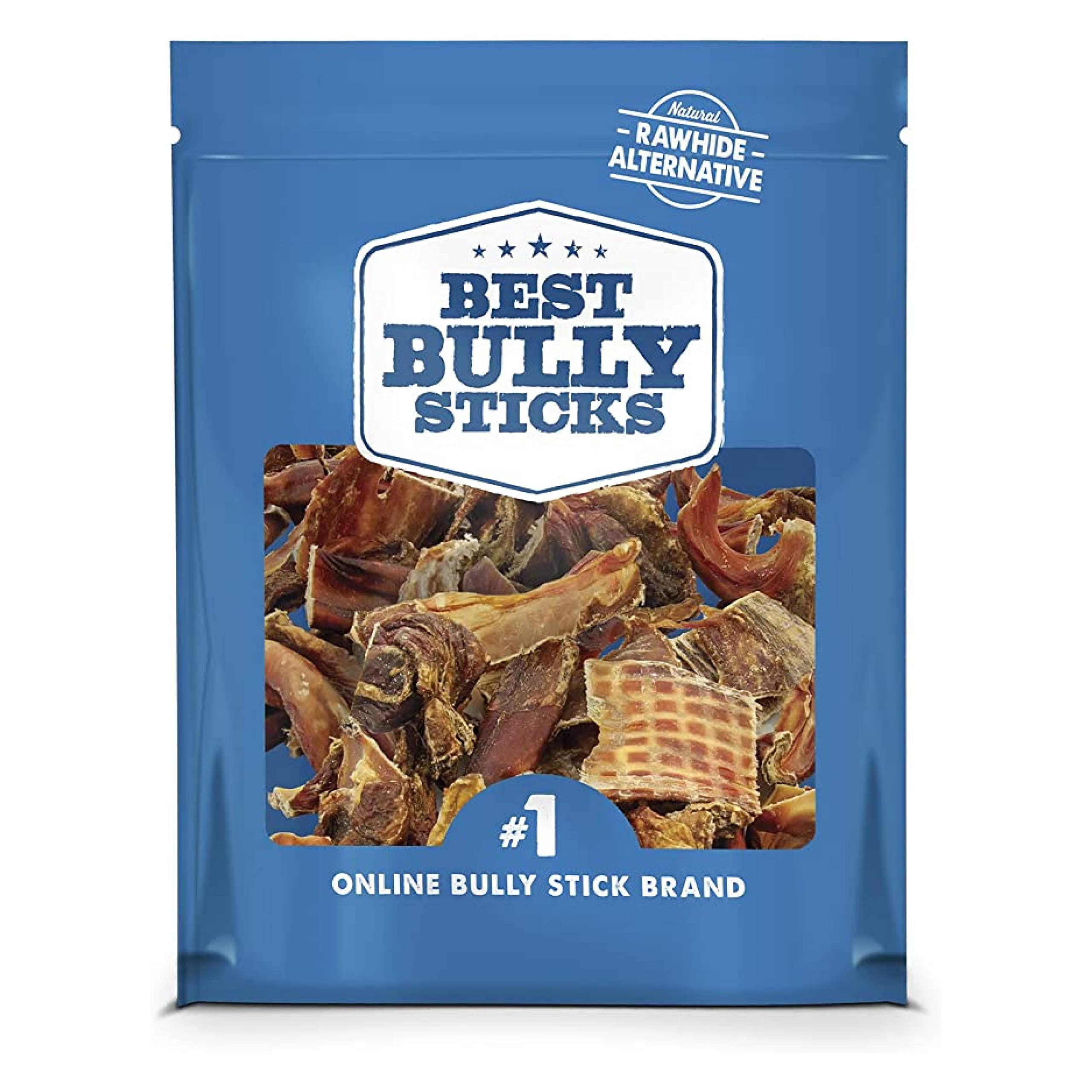 Best Bully Sticks Joint Jerky Gullet Bites pack front, all-natural beef chews for dogs