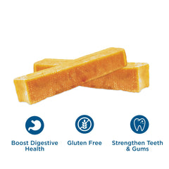 Odor-free yak cheese chew from Best Bully Sticks, home-friendly design