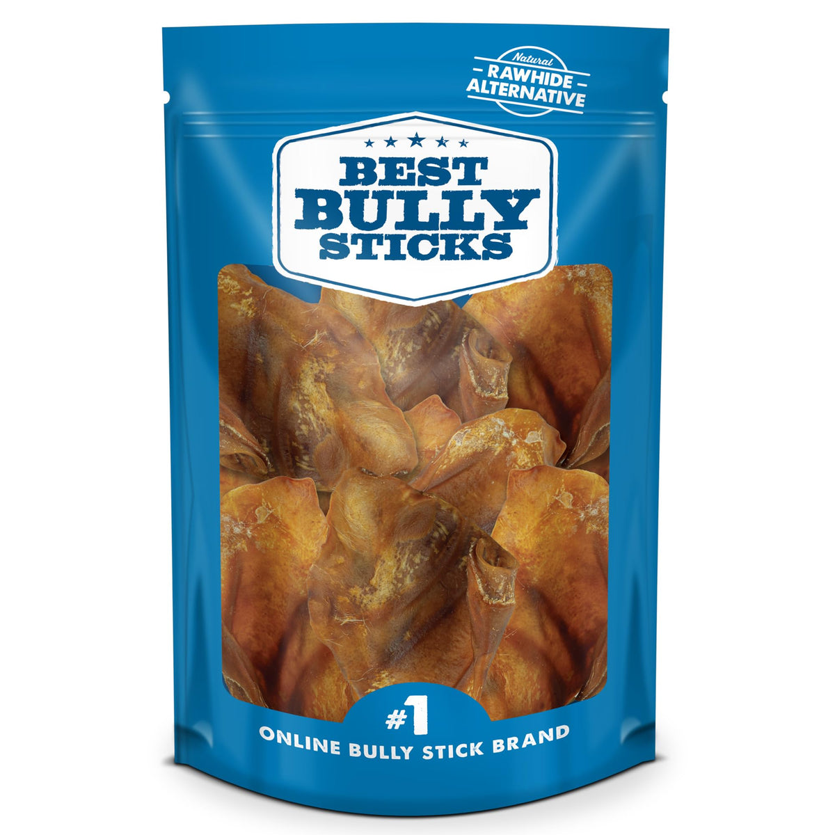 Best Bully Sticks pig ears 12-count pack: all-natural pork dog treats for chewing