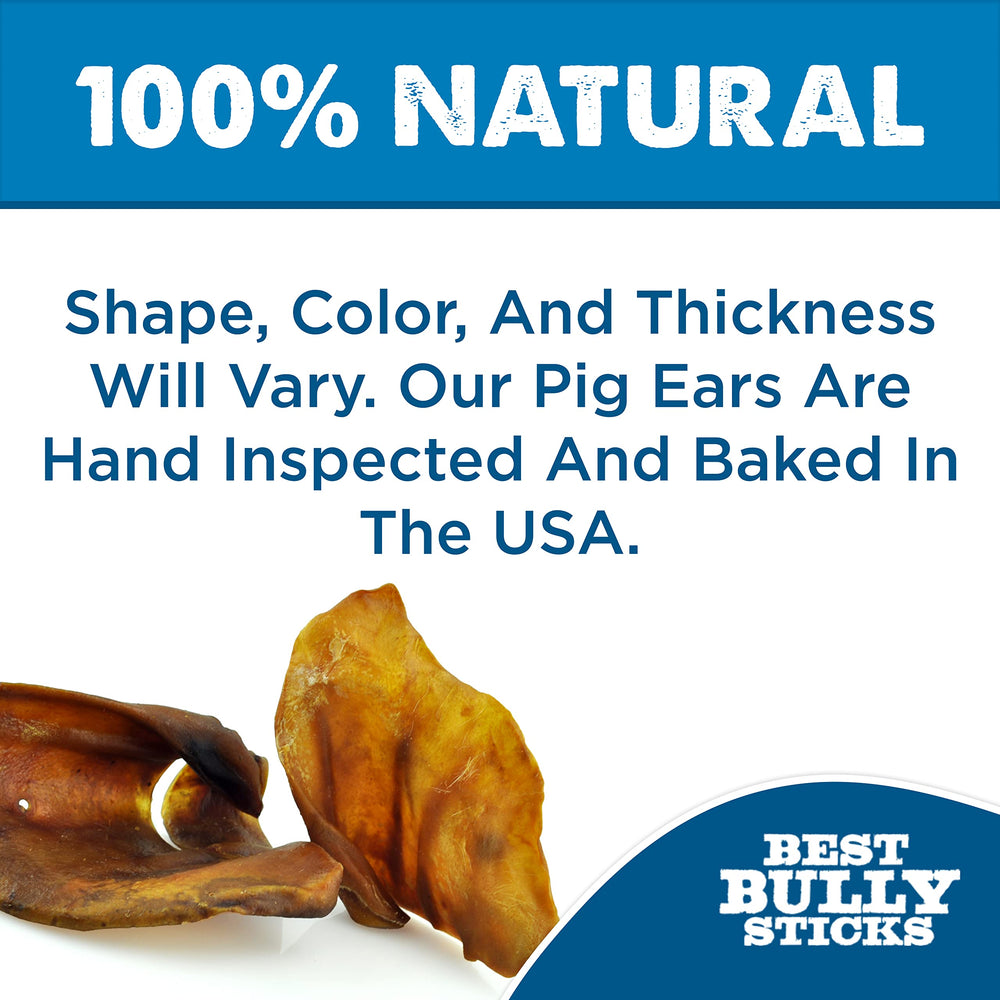 Best Bully Sticks pig ears (single ingredient) easy digestion.