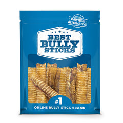 Best Bully Sticks premium beef trachea chew close-up showing natural texture and durability.