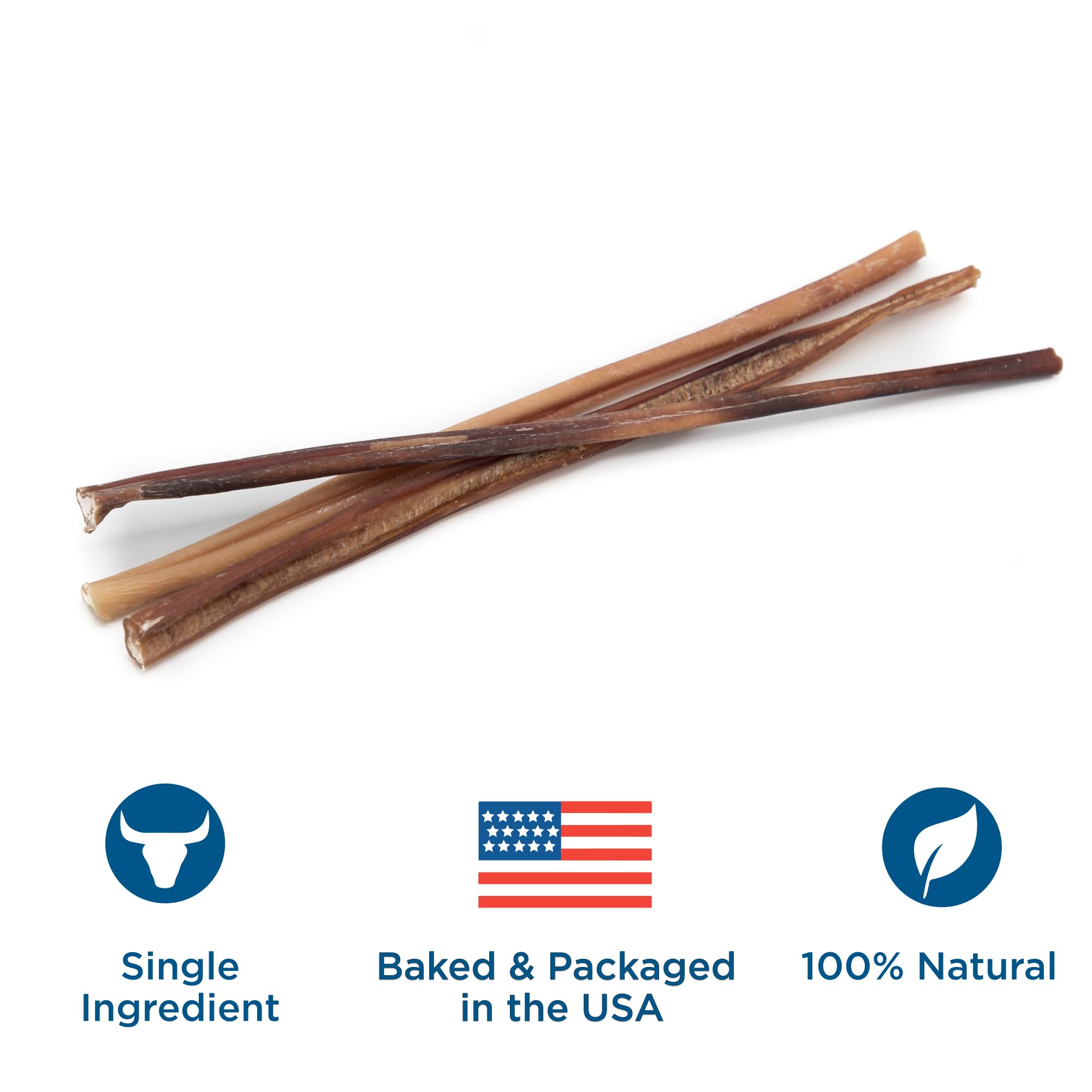 Beef pizzle chew showing natural scent, a safe alternative to rawhide.