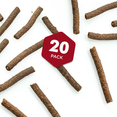 Best Bully Sticks beef snap sticks rawhide-free label promotes easy digestion
