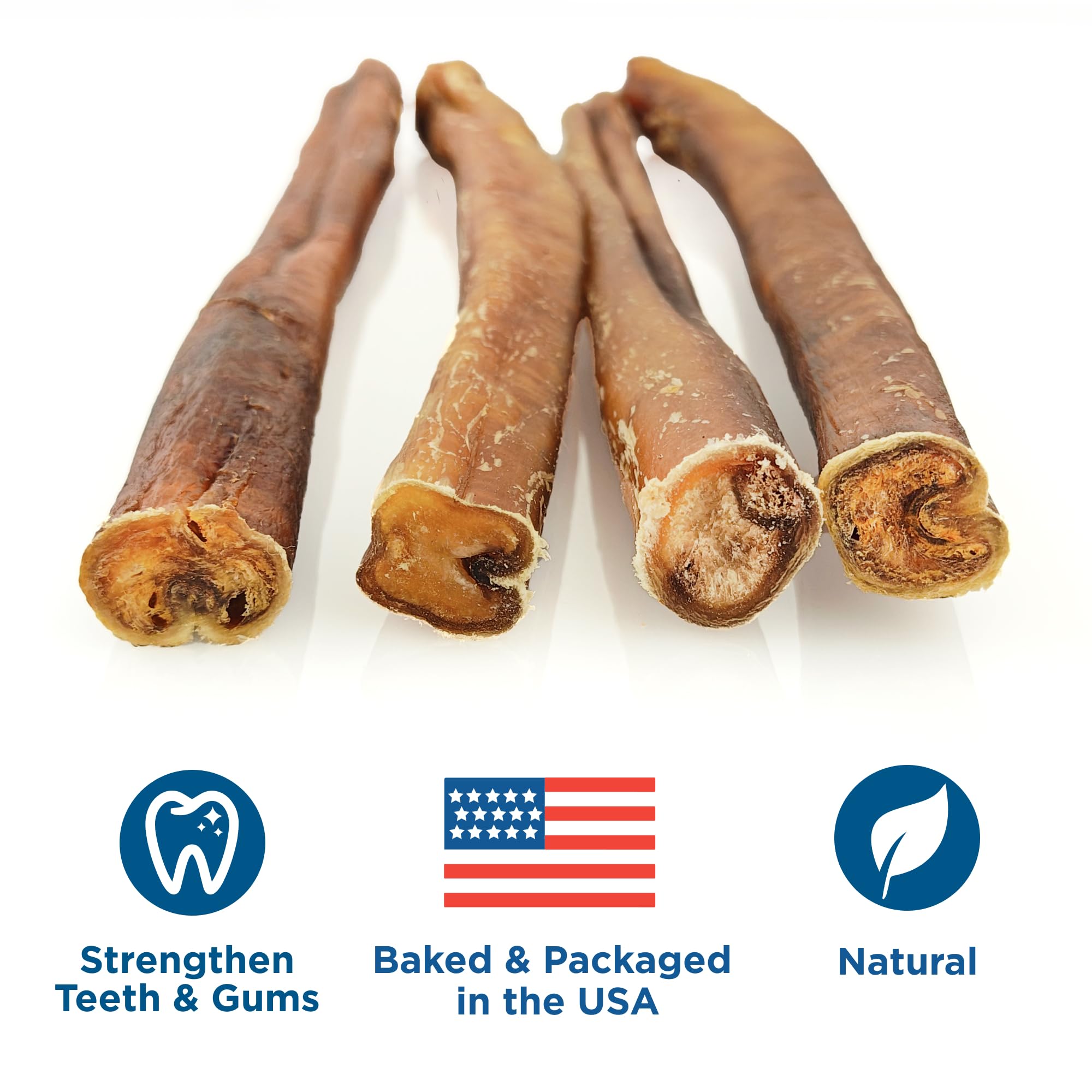 Packaging emphasizes grain-free and rawhide-free benefits for safer treats.