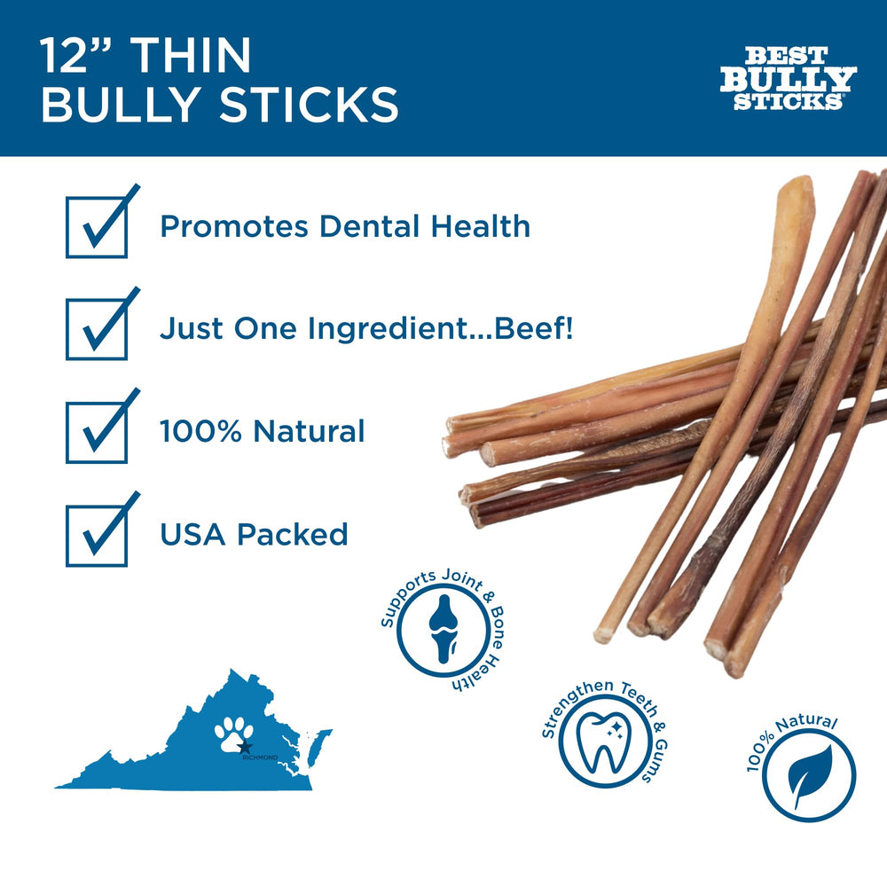 Close-up of a single-ingredient beef pizzle chew, grain-free and rawhide-free for dogs.
