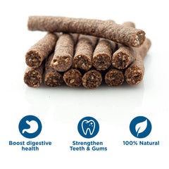 Best Bully Sticks beef snap sticks USA-packed badge signals safety