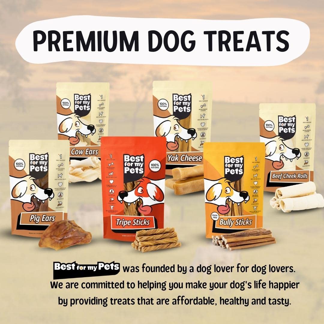 Best For My Pets whole-ear presentation supports thorough chewing.