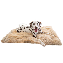 Best Friends by Sheri calming shag blanket in taupe providing cozy warmth for small to medium pets.