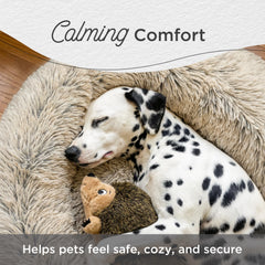 Best Friends by Sheri donut bed premium high-loft polyfill cushions joints and neck for restful naps.