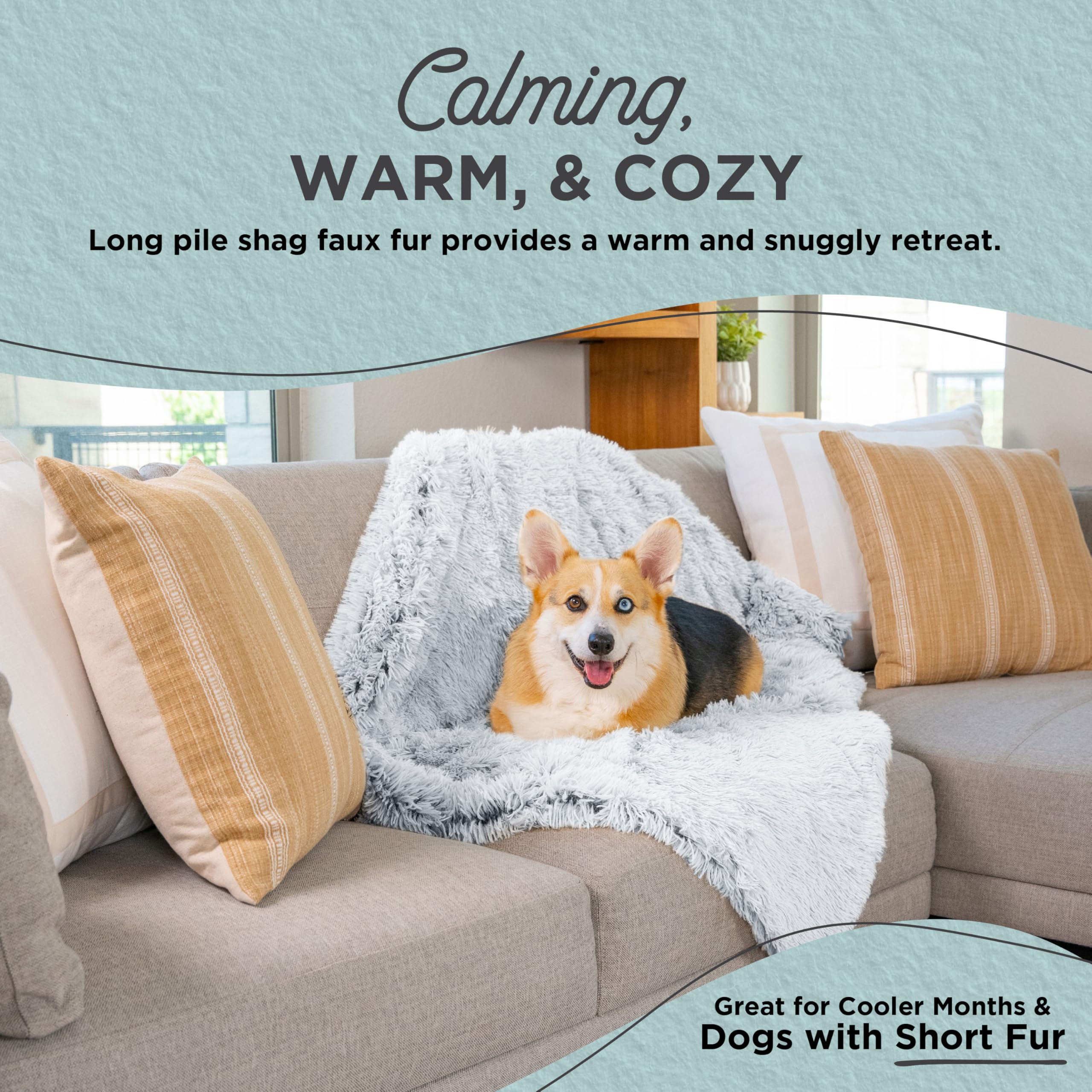 Best Friends by Sheri calming shag blanket soft texture ideal for lounging pets