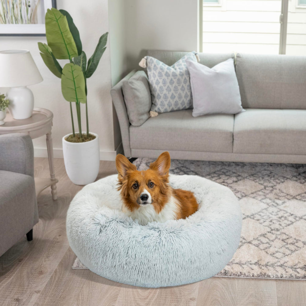 Best Friends by Sheri donut bed dirt-resistant bottom keeps floors clean.