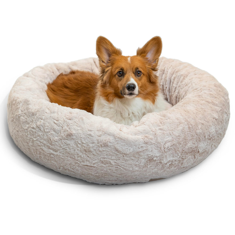 Best Friends by Sheri donut bed top view offers a secure, cozy sleep surface.