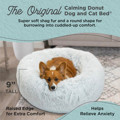 Best Friends by Sheri donut bed side view showing raised edge for joint comfort.