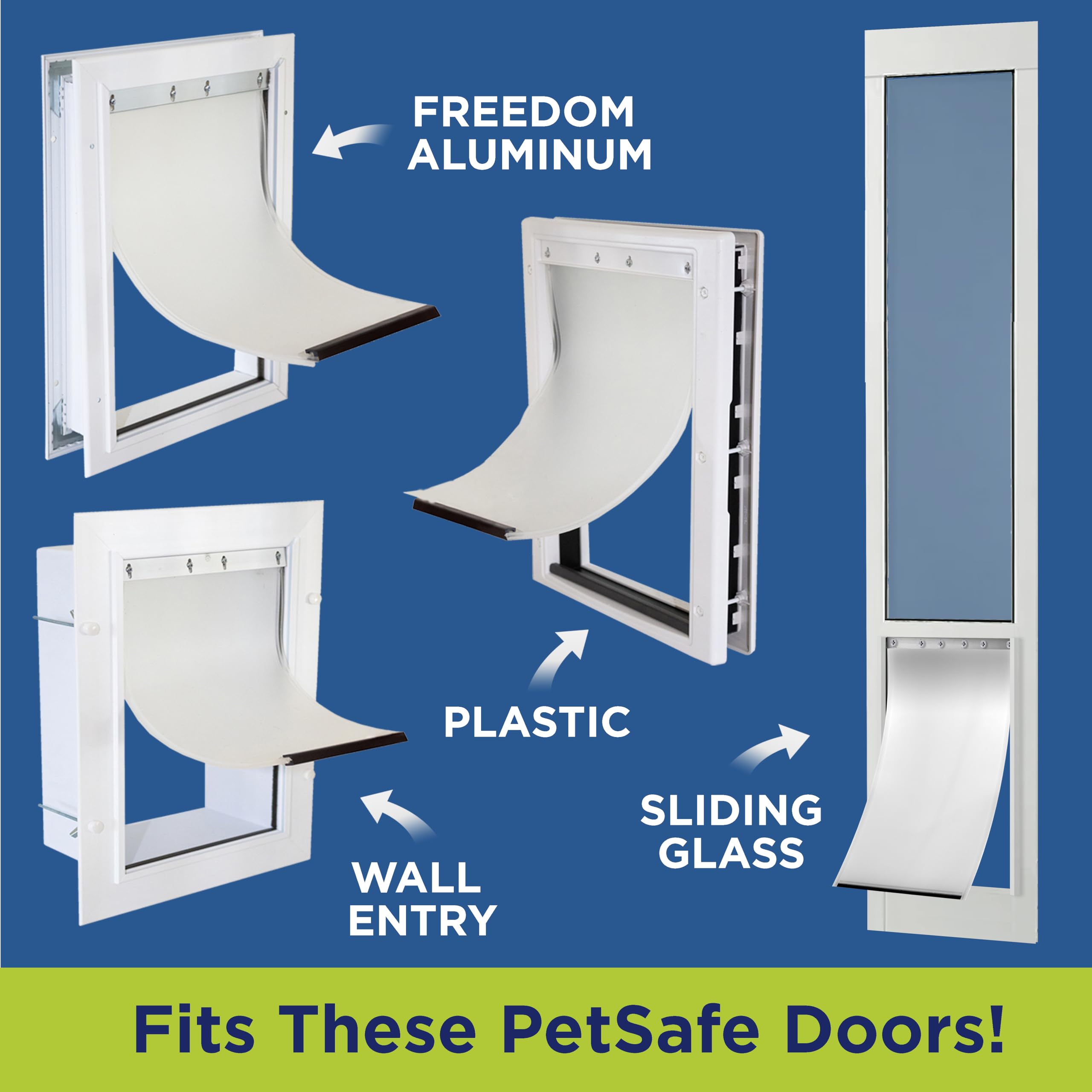 Best Pet Flap easy installation shown with screwdriver.