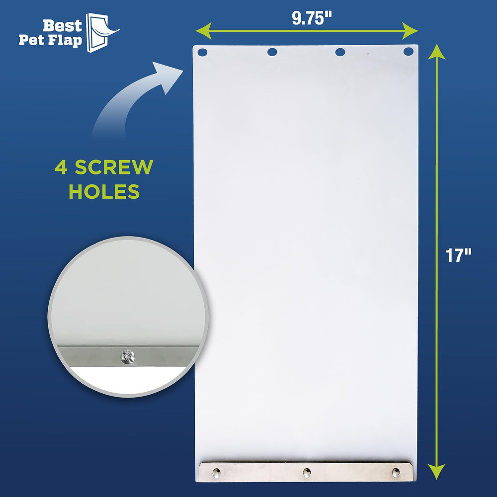 Best Pet Flap XL BPA-free, non-PVC construction adds safety without sacrificing flexibility.