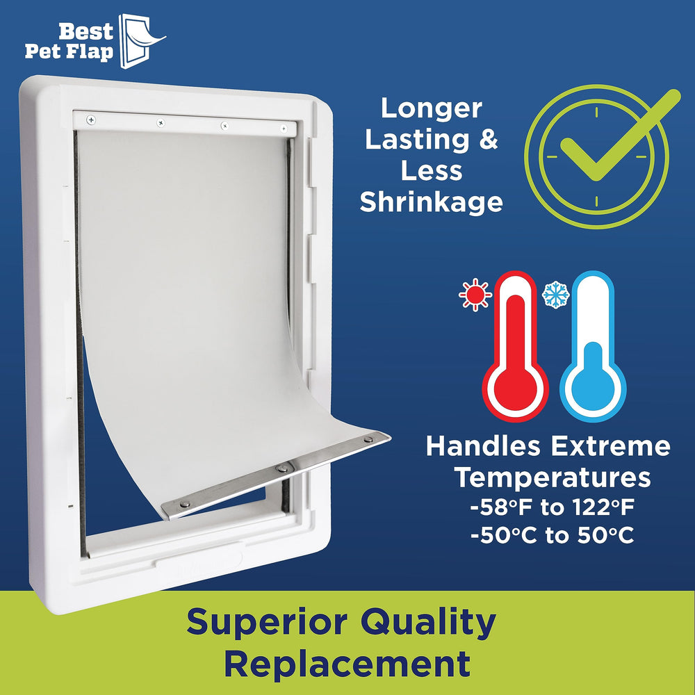 Best Pet Flap XL compatible with Ideal Pet RWRFXL openings for durable, long-lasting performance.