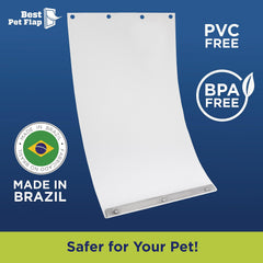 Best Pet Flap XL durable, weather-resistant design reduces shrinkage and helps keep drafts at bay.