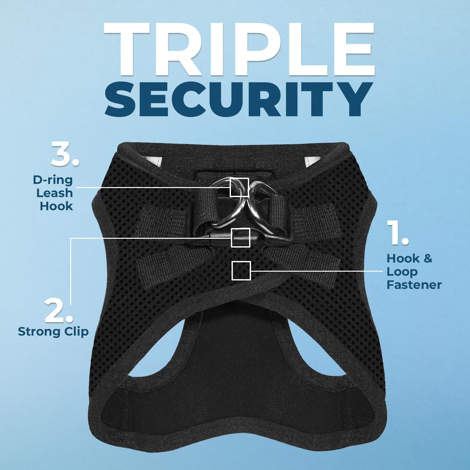 Best Pet Supplies all weather harness side view during walk highlights breathable fabric for year-round use.