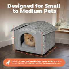 Best Pet Supplies indoor décor-friendly cat bed in earth tones.