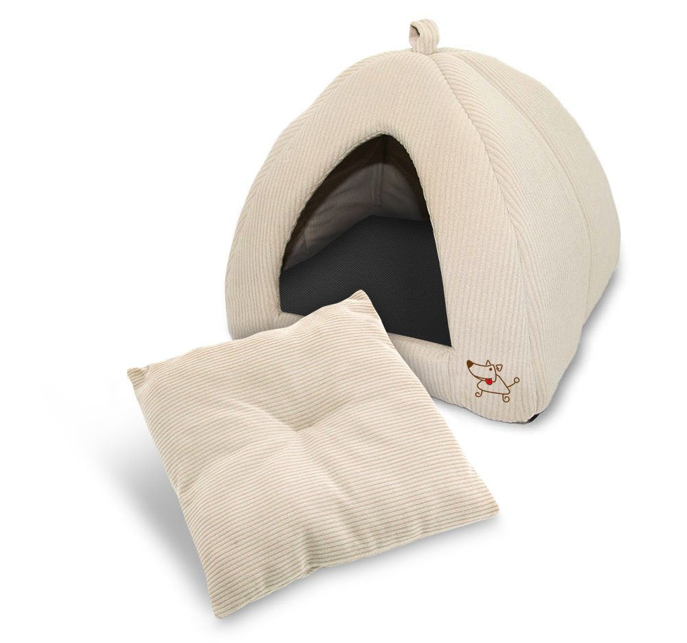 Best Pet Supplies cat bed with removable pillow for easy cleaning and comfort.