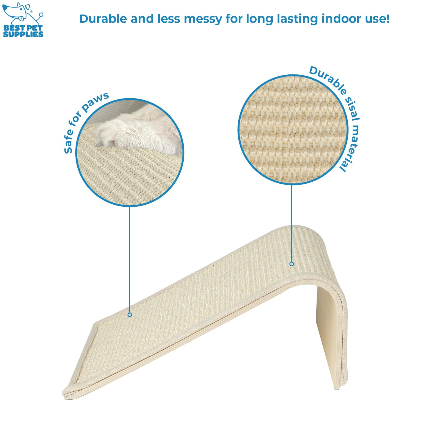 Best Pet Supplies Catify hanging mat offers interactive vertical scratching and play