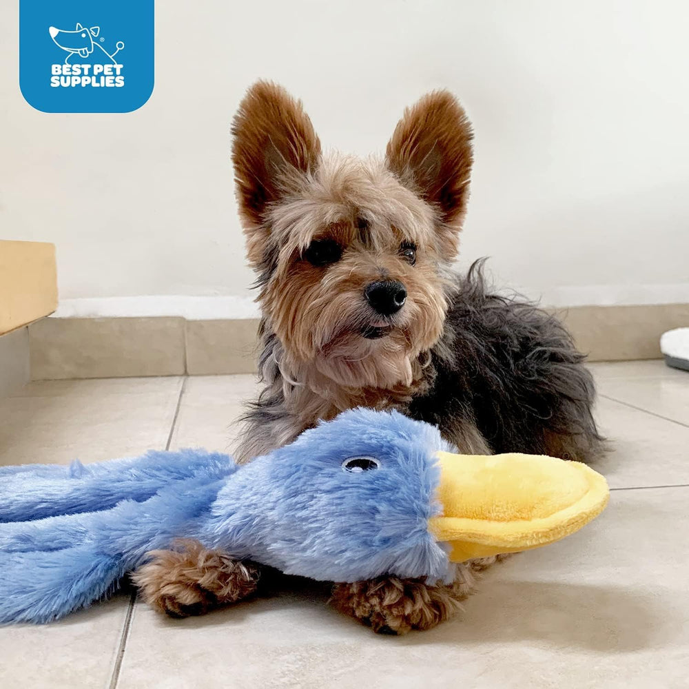 Best Pet Supplies crinkle duck toy makes a great gift for pups
