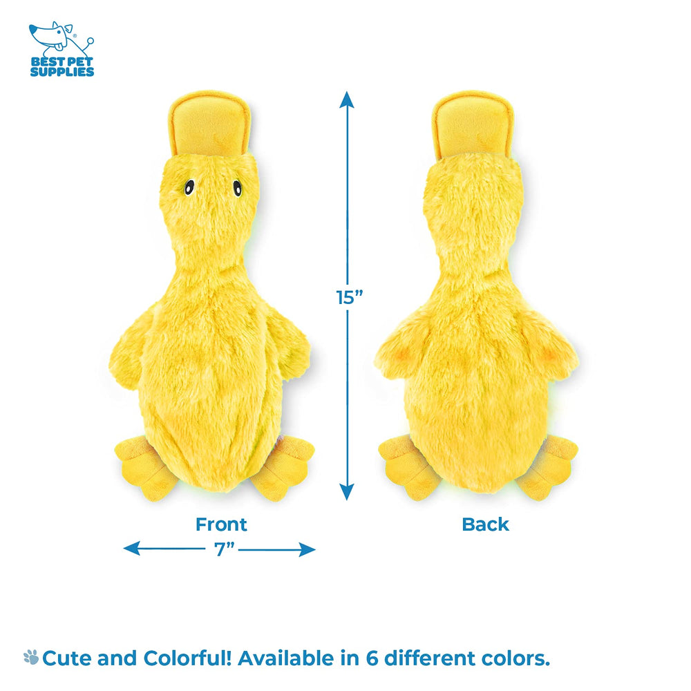 Best Pet Supplies yellow stitching highlights strong chew durability