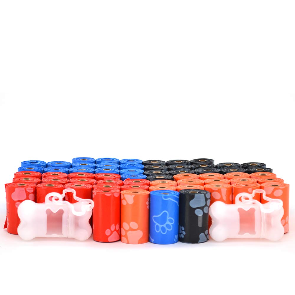 Best Pet Supplies dog poop bags roll pack for easy cleanup on walks.