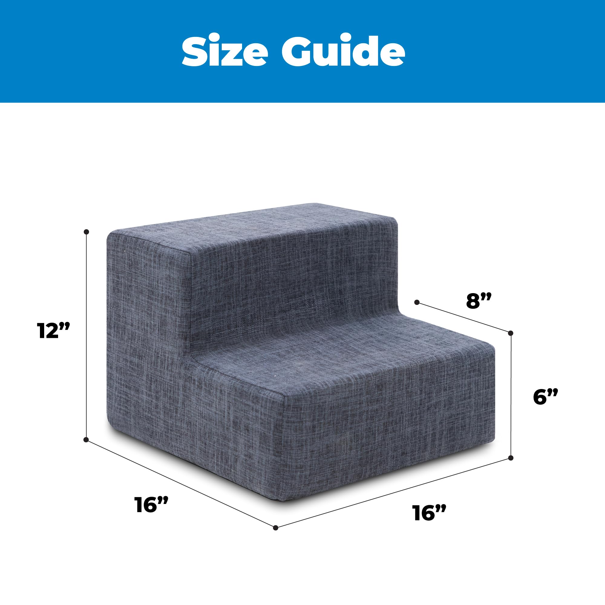Best Pet Supplies dog stairs with removable cover for easy cleaning and maintenance.