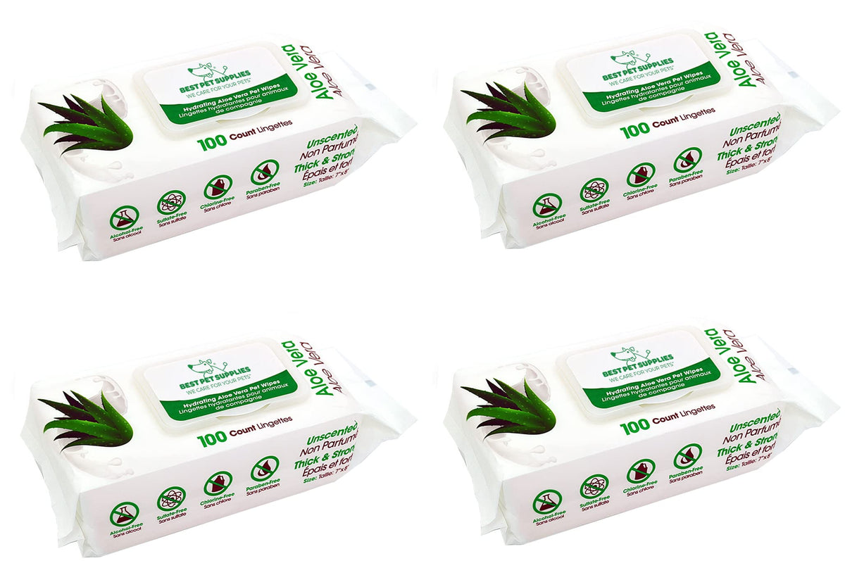Best Pet Supplies dog wipes in 8x9 inch coverage for full cleanup after adventures.