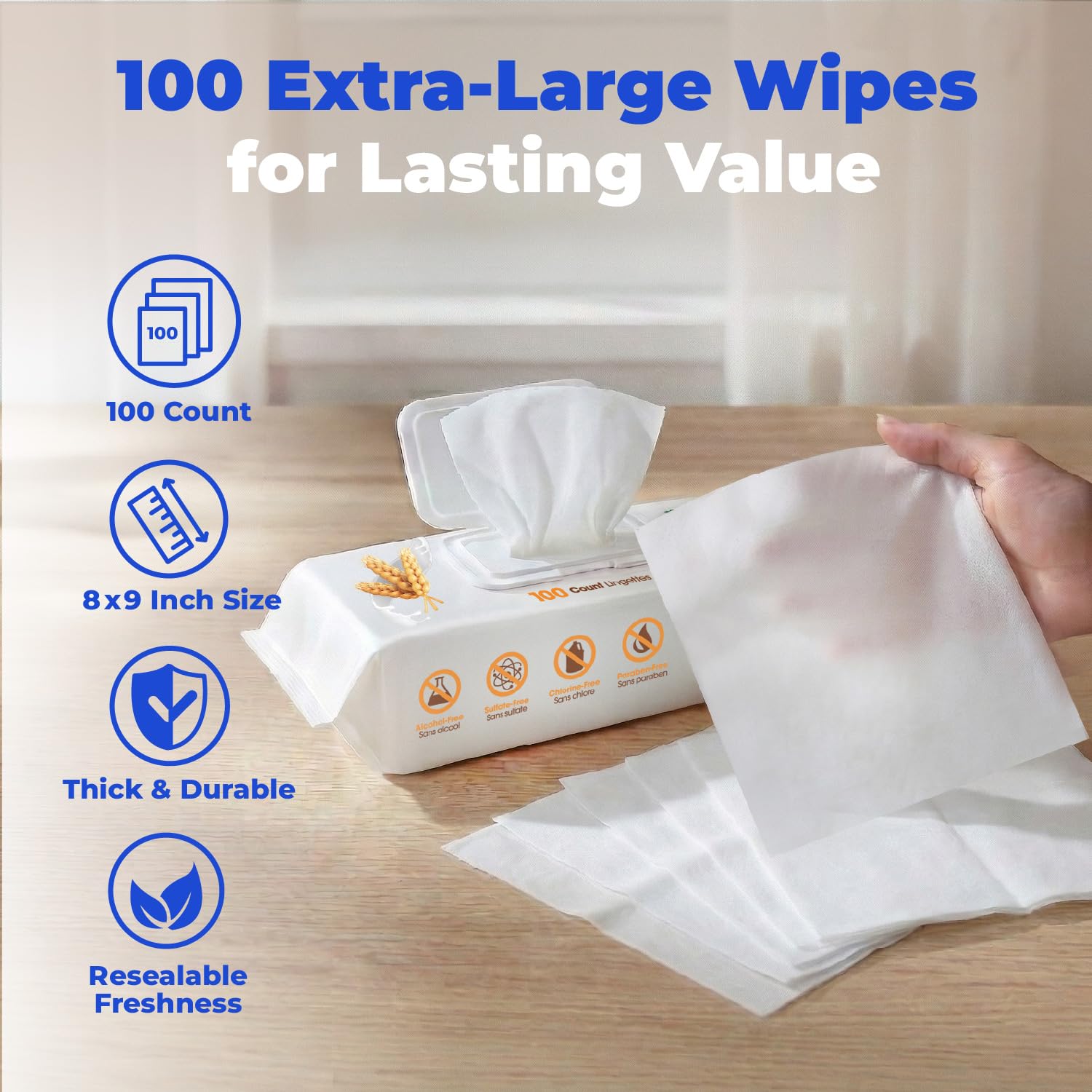 Best Pet Supplies plant-based-fibers durable wipes remove messes
