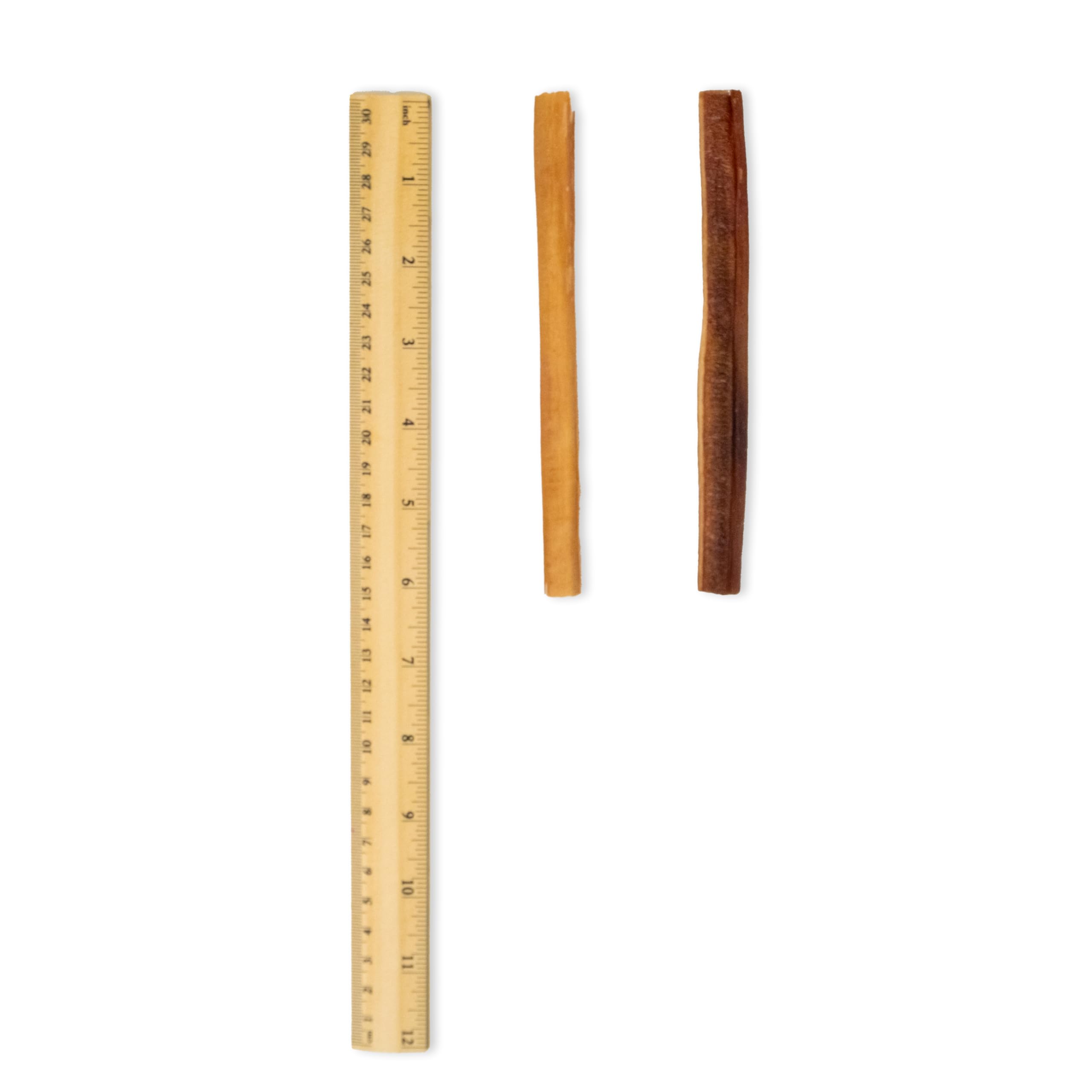 Best Pet Supplies GigaBite bully sticks suitable for puppies to large dogs during play.