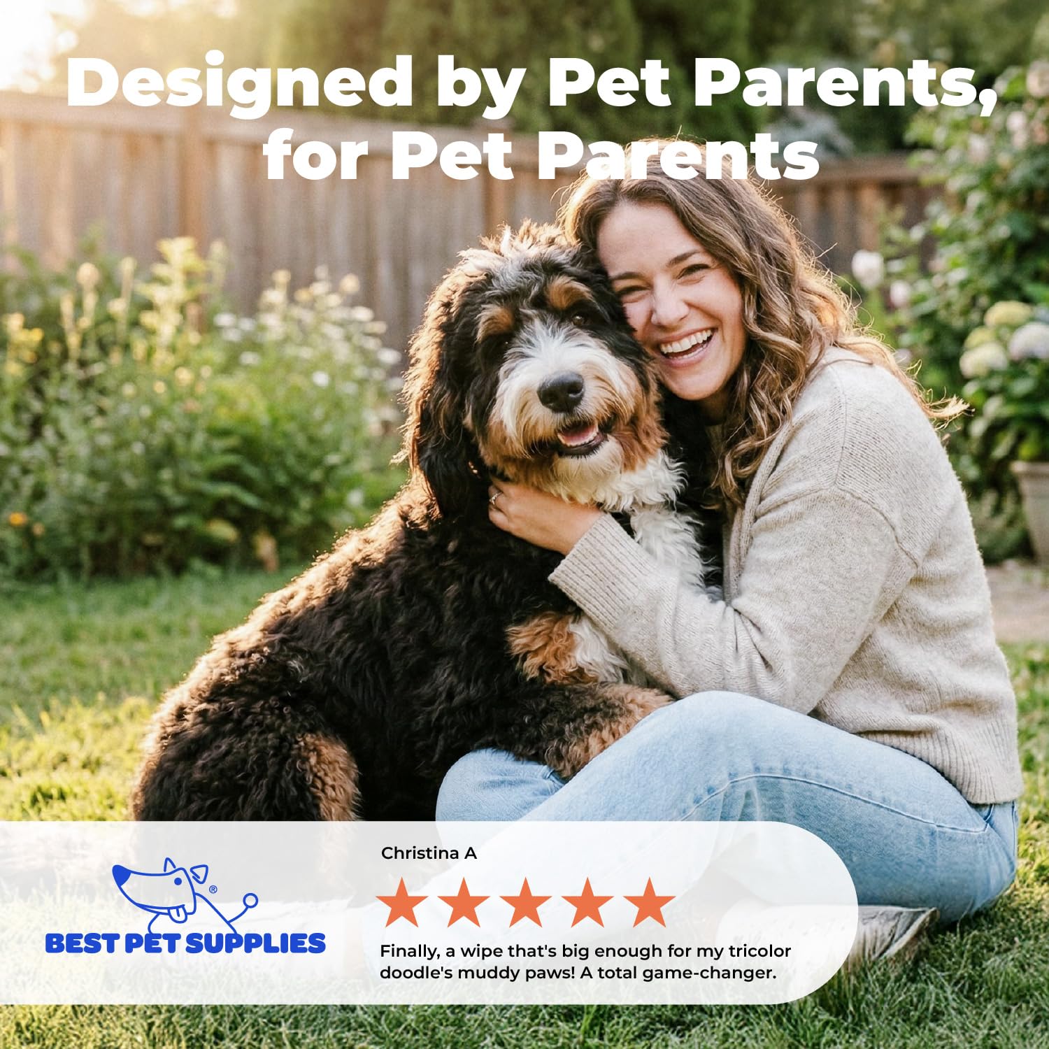 Best Pet Supplies home and travel grooming wipes for quick refresh