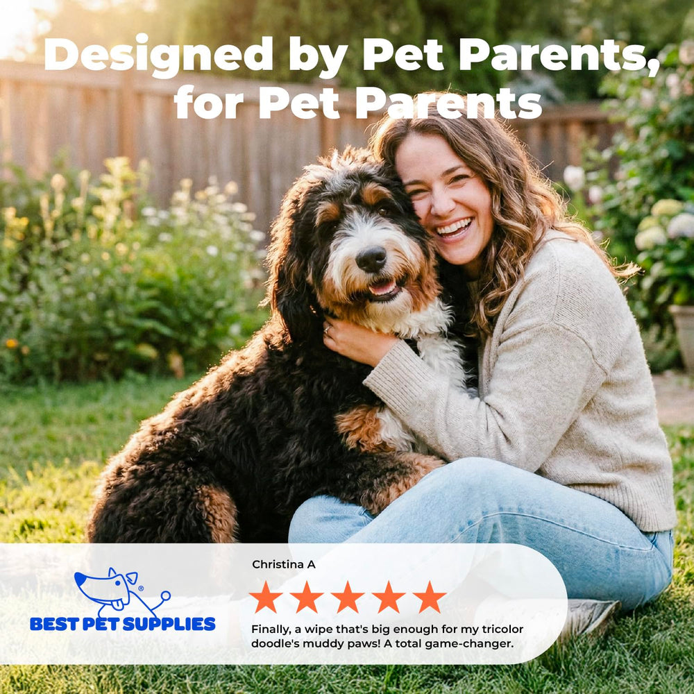 Best Pet Supplies home and travel grooming wipes for quick refresh