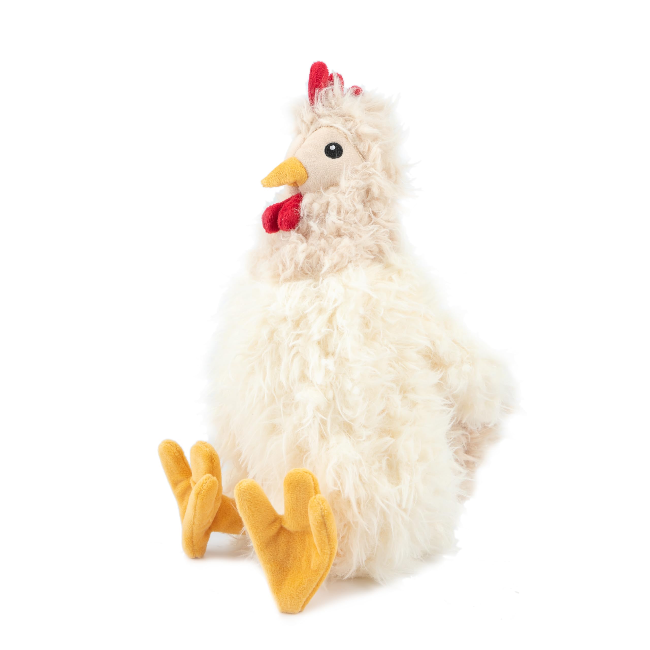 Best Pet Supplies crinkle-chicken beige toy boosts curiosity and playful chewing