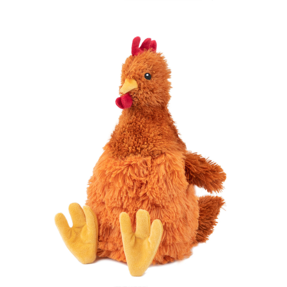 Best Pet Supplies crinkle-chicken wine red toy adds vibrant play during fetch