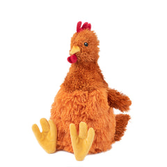 Best Pet Supplies crinkle-chicken wine red toy adds vibrant play during fetch