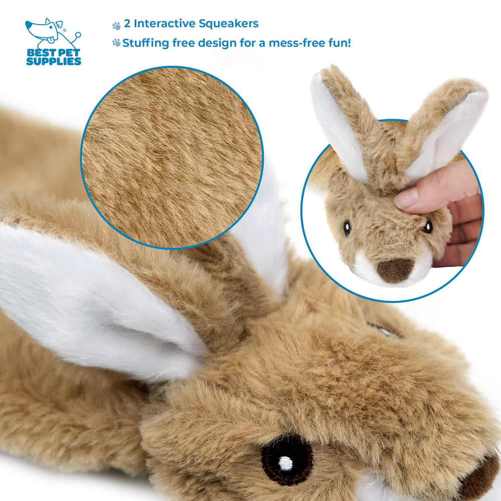 Best Pet Supplies interactive squeaky dog toy tail design for added challenge
