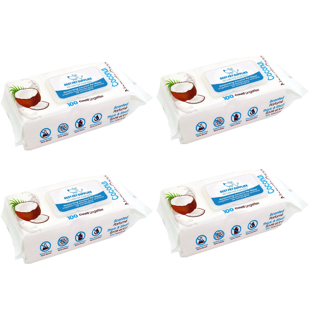 Best Pet Supplies large dog wipes 8x9 inch coverage for muddy paws after outdoor adventures