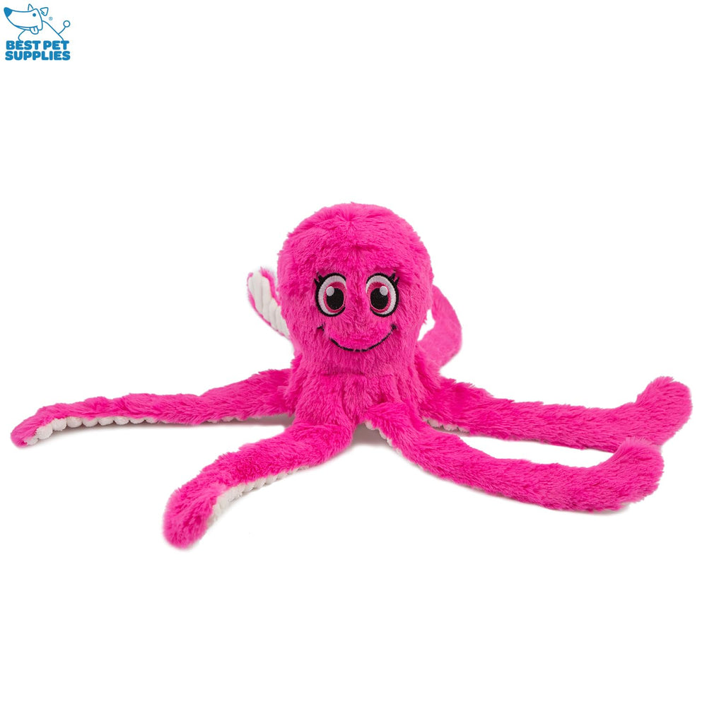Best Pet Supplies Octomutant toy colorful legs emphasize crinkle texture.
