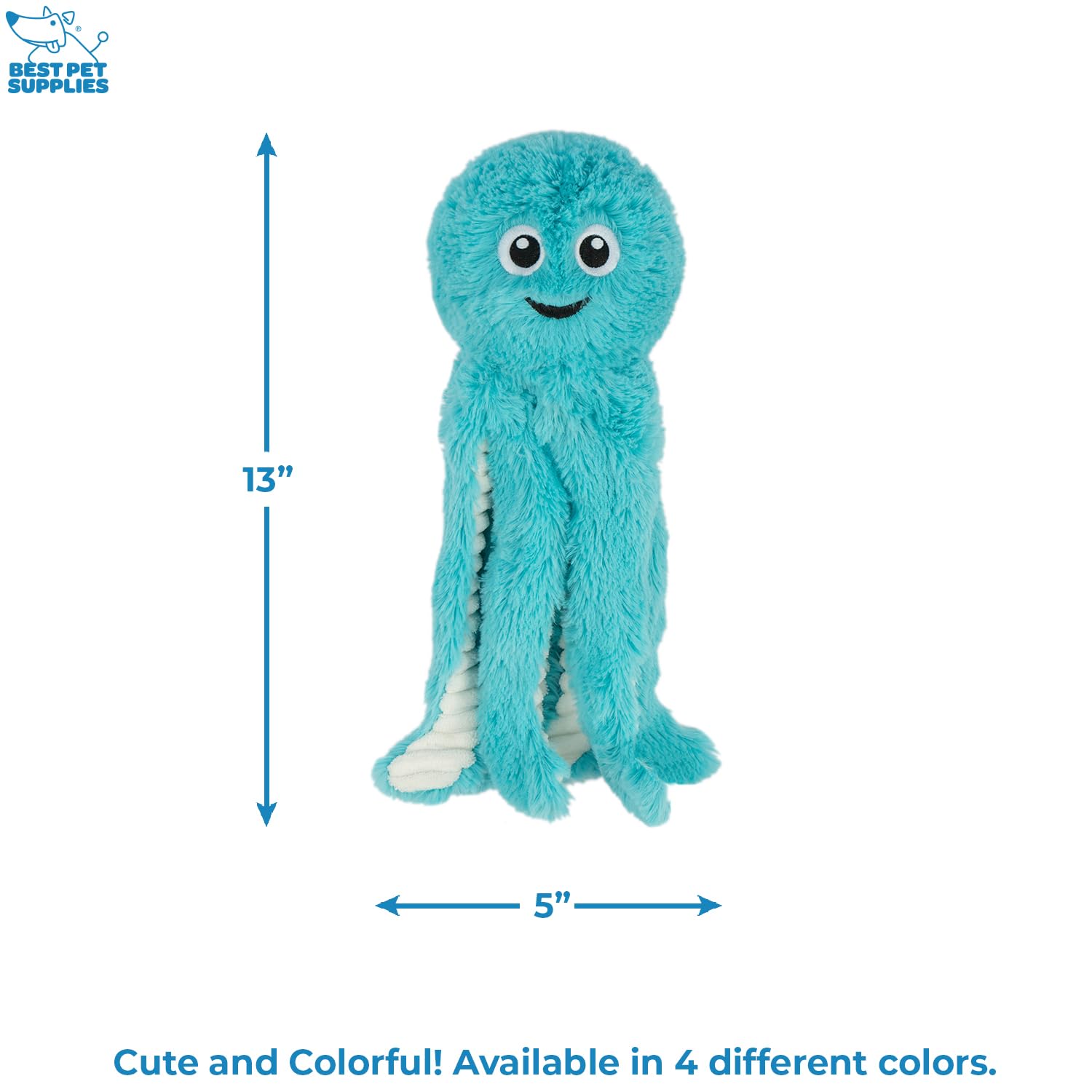 Best Pet Supplies Octomutant toy durable fabric withstands energetic chewing.