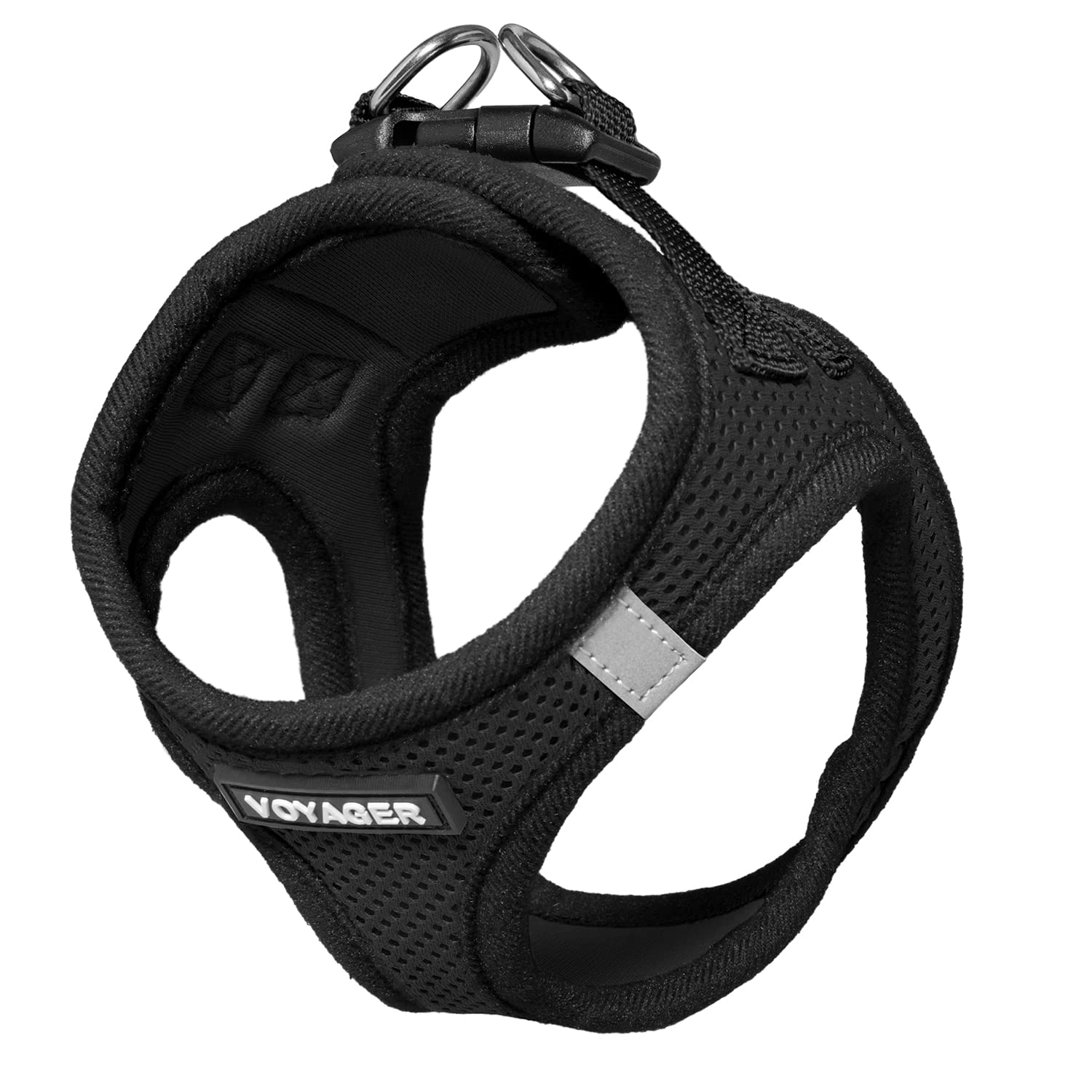 Best Pet Supplies harness with reflective bands for safer dawn and dusk strolls
