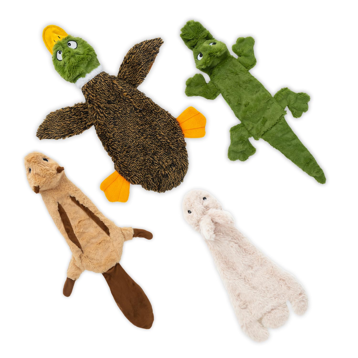Best Pet Supplies squeaky duck toy, durable plush for indoor play